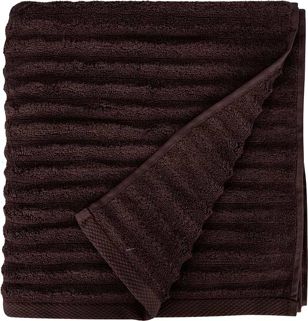 Фото - Полотенце банное GM Textile махровое Бабл Зеро Твист темно-коричневый 70х140