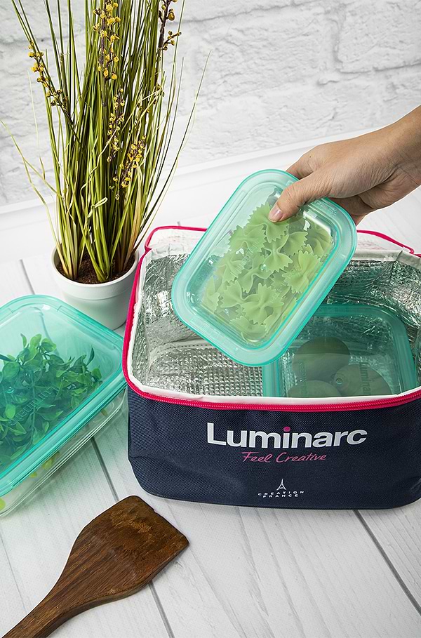 Фото - Набір емностей для зберігання Luminarc Keep'n'box + сумка (P6634)