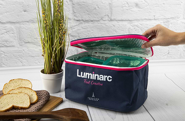Фото - Набір емностей для зберігання Luminarc Keep'n'box + сумка (P6634)