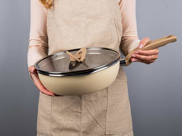 Фото - Сковорода универсальная Tefal G1678704 24 см (2,6 л), бежевая с кр