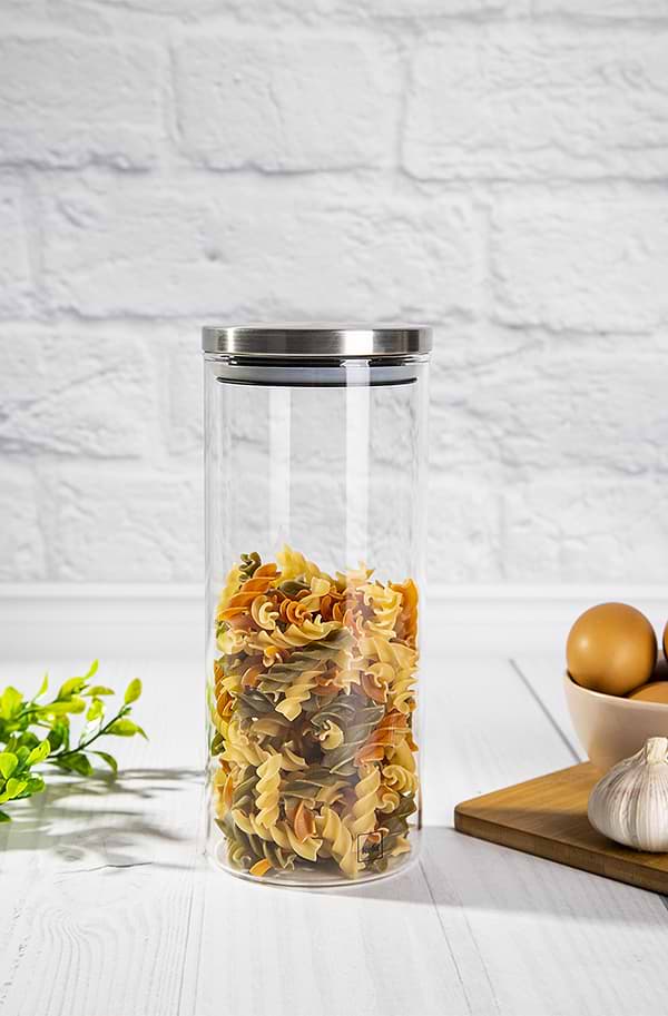 Фото - Уценка - Емкость для сыпучих Kela Baker 1.3 л 9.5х23.5 см (10769)