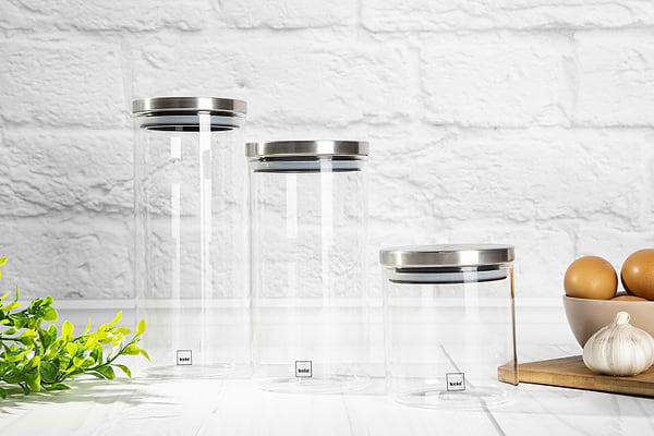 Фото - Уценка - Емкость для сыпучих Kela Baker 1.3 л 9.5х23.5 см (10769)