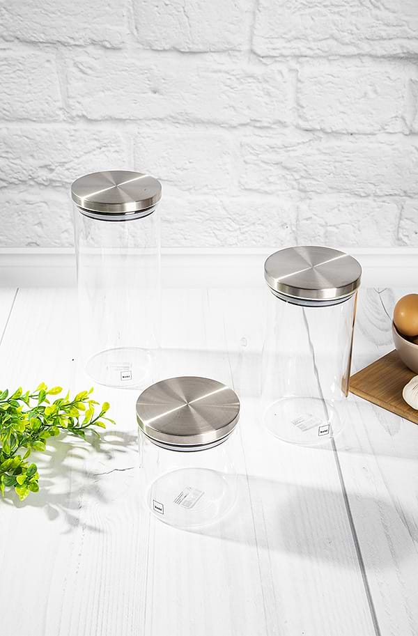 Фото - Уценка - Емкость для сыпучих Kela Baker 1.3 л 9.5х23.5 см (10769)