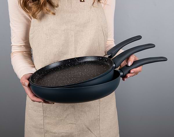 Фото - Сковорода универсальная Vinzer Stone Induction Line 26 см (50441)