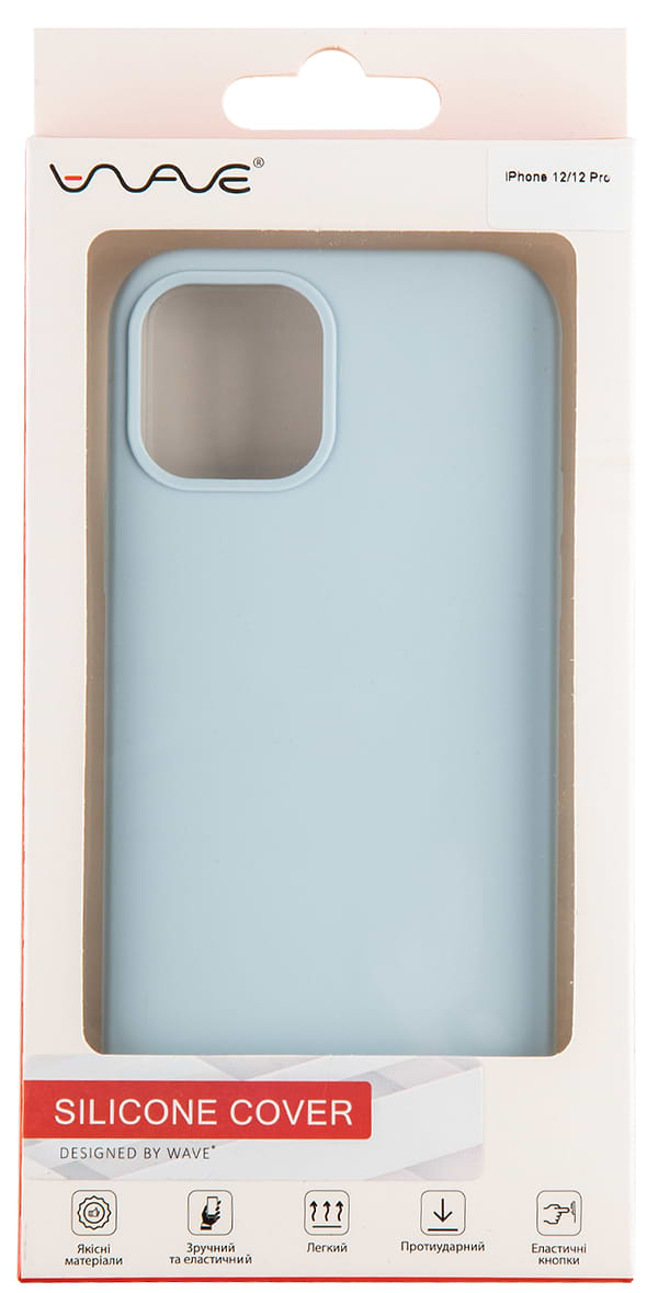 Фото - Чехол для смартфона WAVE Full Silicone Cover iPhone 12/12 Pro Sky Blue (31602sky blue)