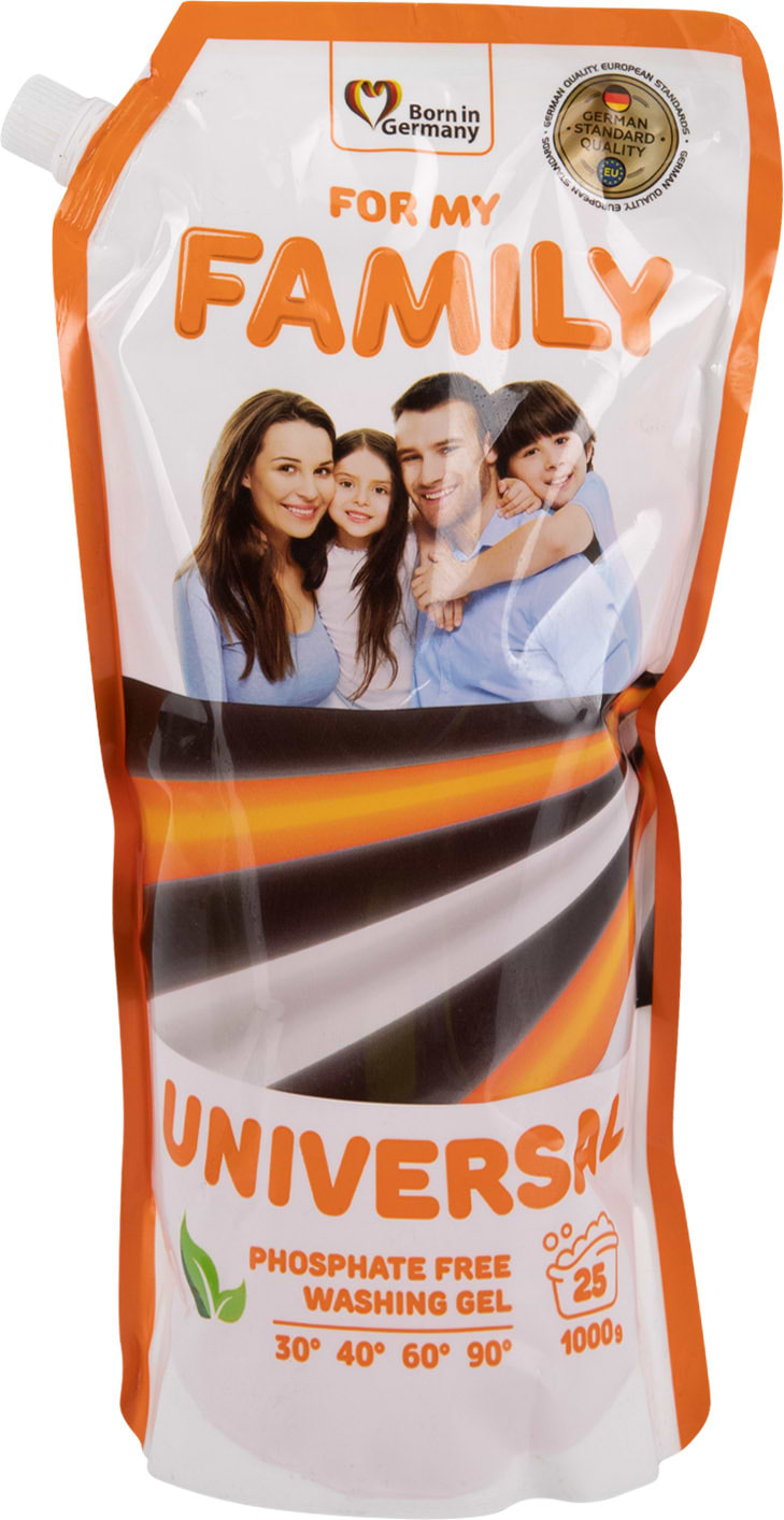 Гель для прання FAMILY Універсальний (DOYPACK) 1000г - Фото 1