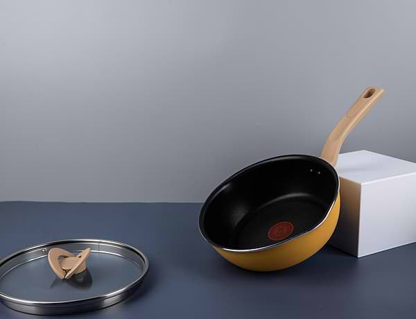 Фото - Сковорода універсальна Tefal G1808604 22 см (2,2 л), жовта з кр