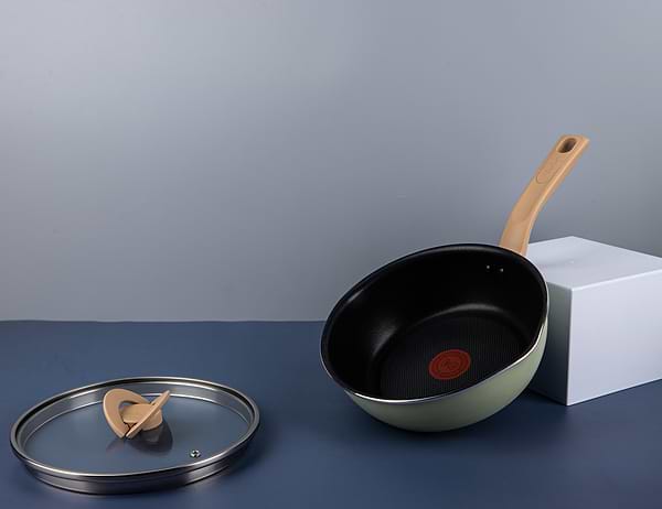 Фото - Сковорода універсальна Tefal G1748604 22 см (2,2 л), оливкова з кр