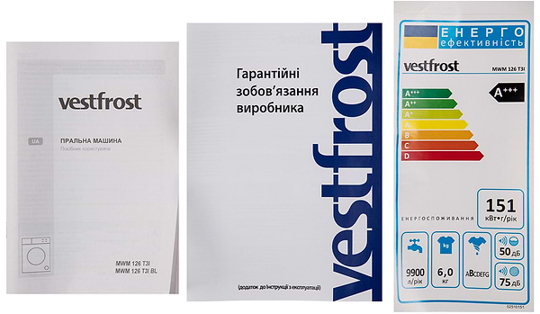 Фото - Стиральная машина Vestfrost MWM126T3I