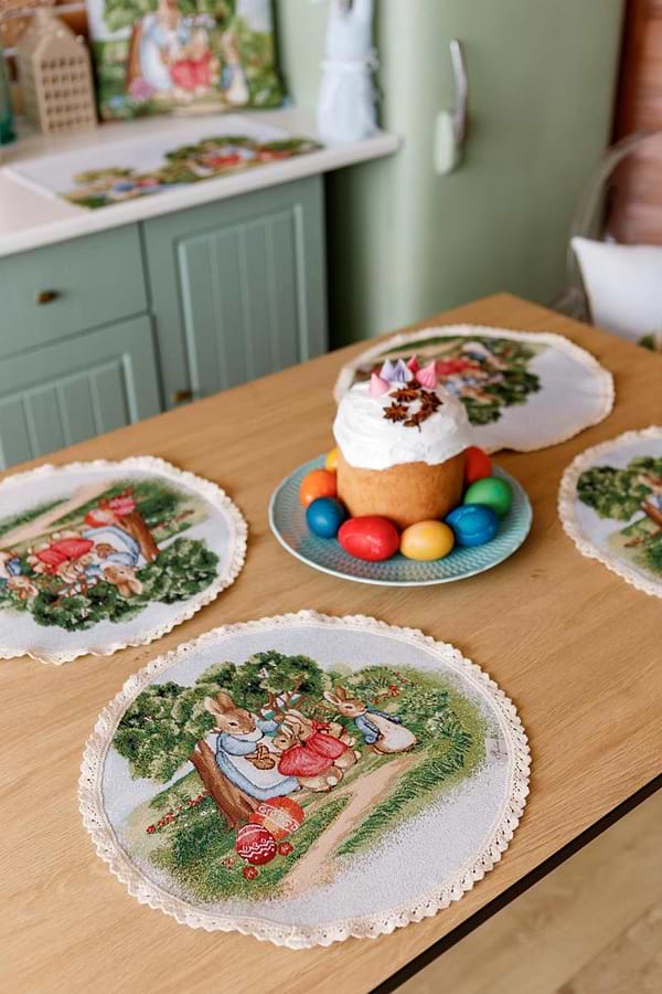 Фото - Салфетка для сервировки Прованс Лужайка D35 см (034085)