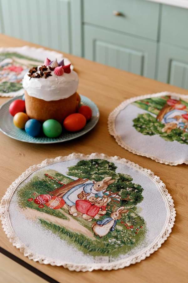 Фото - Салфетка для сервировки Прованс Лужайка D35 см (034085)