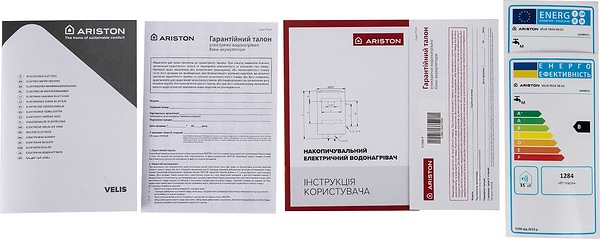 Фото - Водонагреватель Ariston VELIS TECH 50 EU