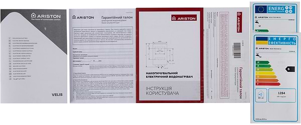 Фото - Водонагреватель Ariston VELIS TECH 80 EU