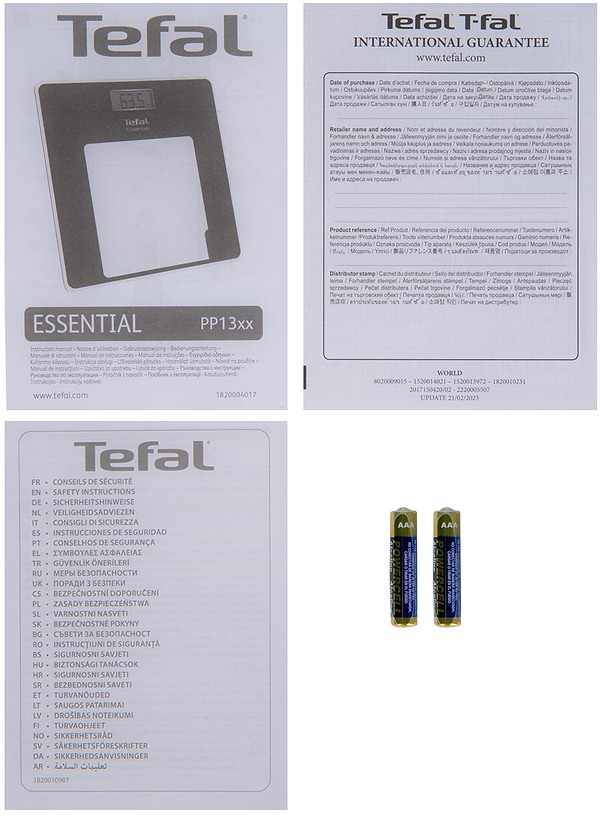 Фото - Ваги підлогові Tefal PP1303V0