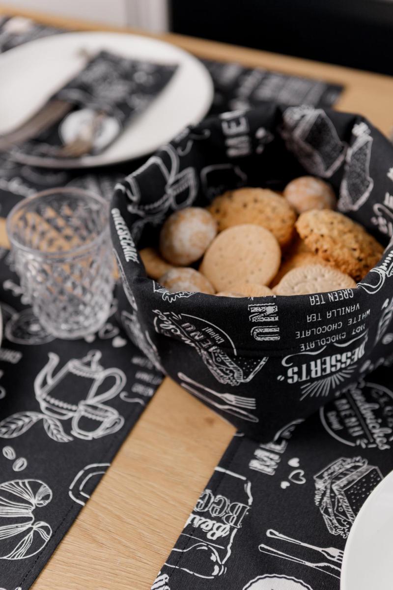 Фото - Хлібниця Прованс Breakfast black 14х16х15 см (039625)