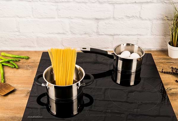 Фото - Духовой шкаф + варочная панель индукционная Daewoo O7EFT68HHZGUA + H6VS28M2BUA