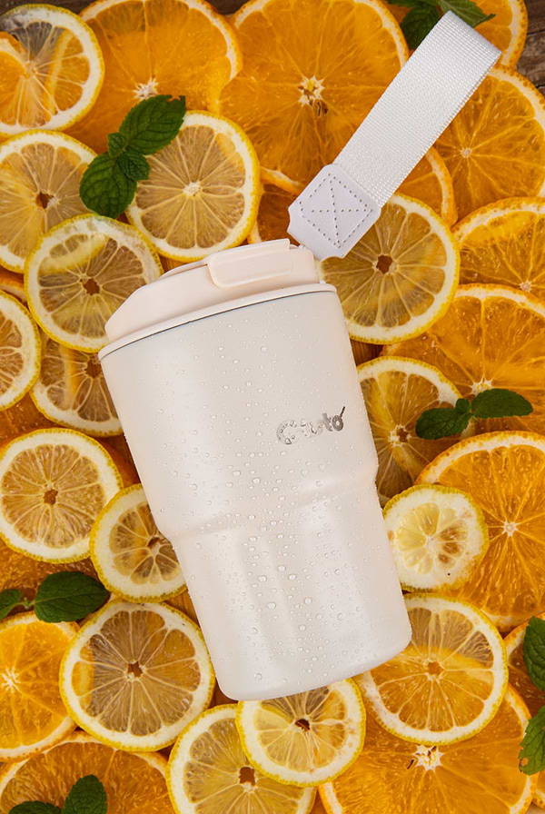 Фото - Термокружка Gusto GT123 Перерыв на кофе белый 350 мл