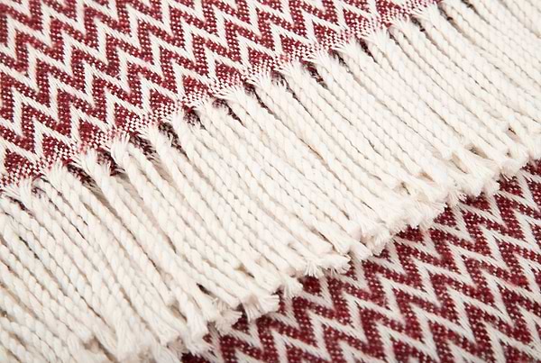 Фото - Плед полуторный Vladi Валенсия Антонио бордо 140х200