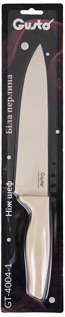 Фото - Ніж кухаря Gusto GT-4004-1 Біла перлина 20,3 см