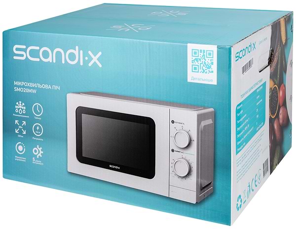 Фото - Уценка - Микроволновая печь (СВЧ) Scandix SMO20MW