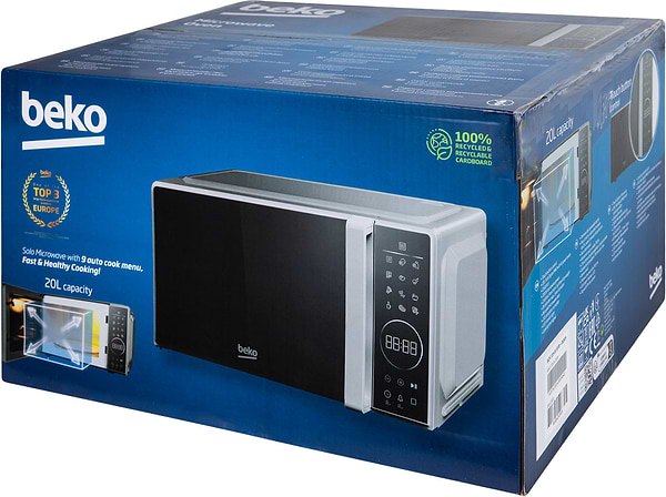 Фото - Мікрохвильова піч (НВЧ) Beko MOC20130SFB