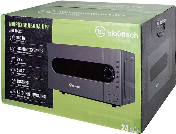 Фото - Мікрохвильова піч (НВЧ) Blaufisch BMO-105ES