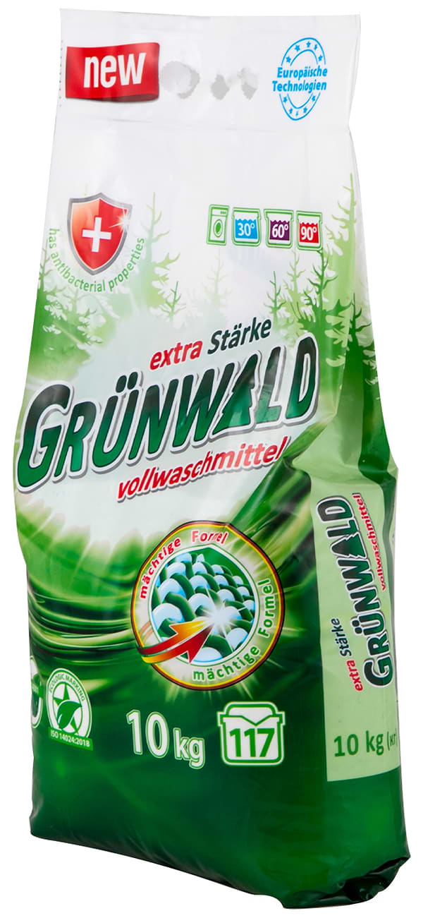 Фото - Пральний порошок GRUNWALD Гірська свіжість 10 кг (GRL06609)