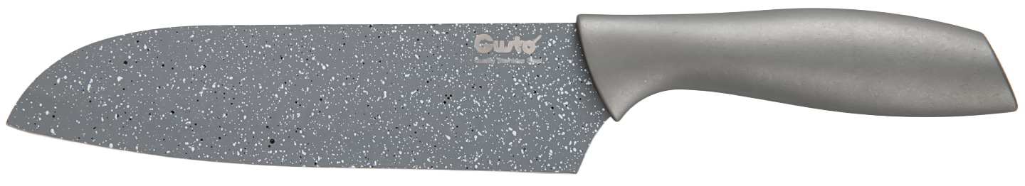 Ніж сантоку Gusto GT-4003-6 Сіра перлина 17,7 см