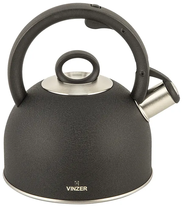 Фото - Чайник металевий Vinzer Nero 2.5 л (50010)