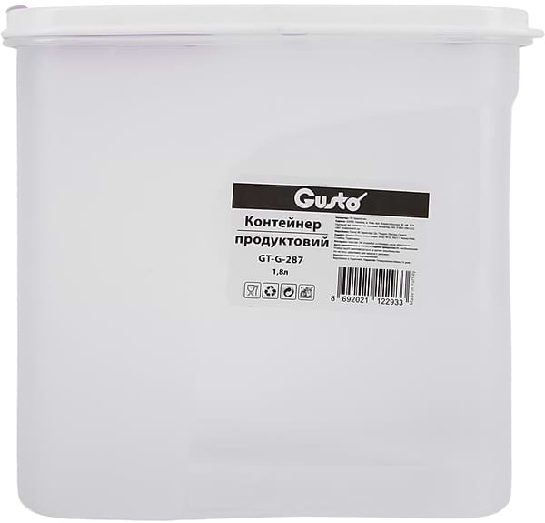 Фото - Емкость для хранения Gusto GT-G-287 1.8 л