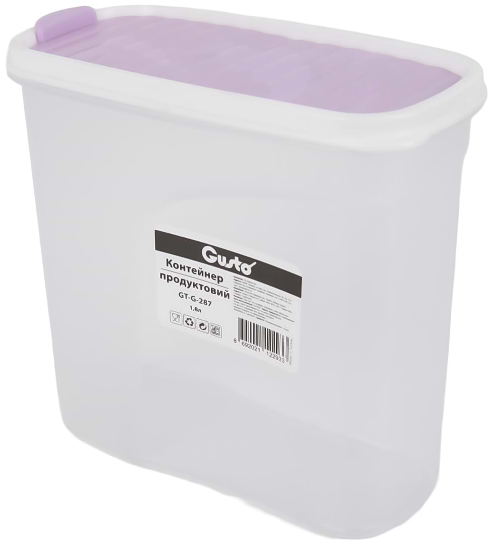Ємність для зберігання Gusto GT-G-287 1.8 л - Фото 1