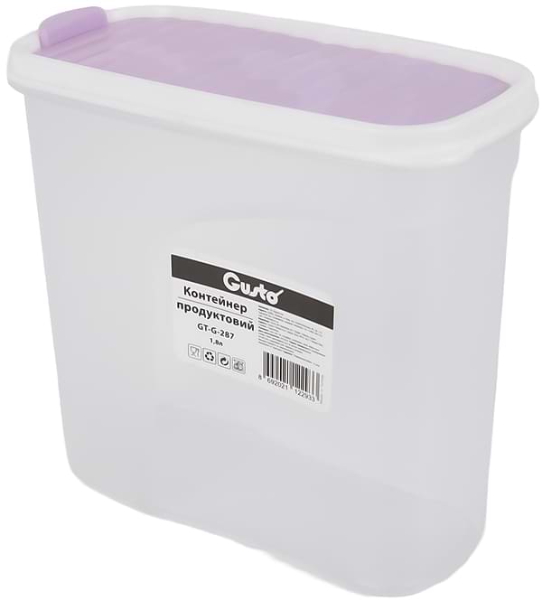 Фото - Емкость для хранения Gusto GT-G-287 1.8 л Фото - Емкость для хранения Gusto GT-G-287 1.8 л