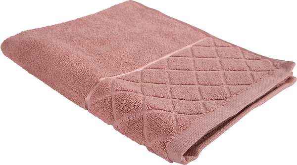 Фото - Полотенце для лица Aisha жаккард, бордюр ромбы розовый 50х90 (4820190498649) Фото - Полотенце для лица Aisha жаккард, бордюр ромбы розовый 50х90 (4820190498649)