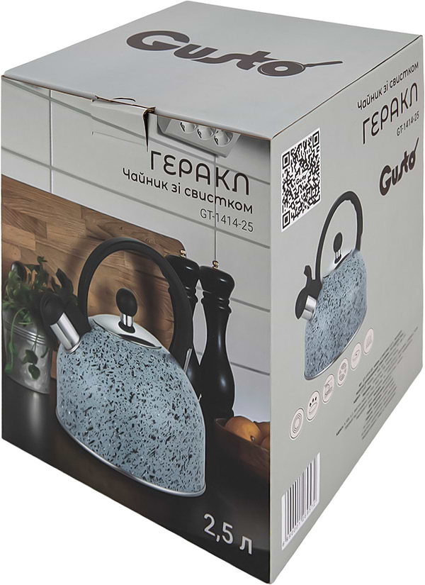 Фото - Чайник металлический Gusto GT-1414-25 Геракл