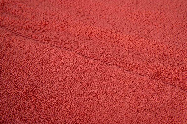 Фото - Рушник банний Aisha рис ефект кораловий 70х140 (4820190498755)