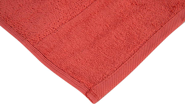 Фото - Рушник банний Aisha рис ефект кораловий 70х140 (4820190498755)