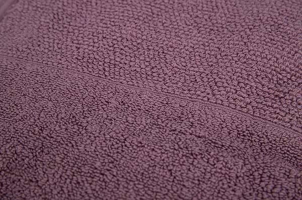 Фото - Рушник банний Aisha рис ефект пудрово-фіолетовий 70х140 (4820190498762)