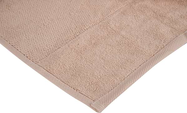 Фото - Рушник банний Aisha рис ефект бежевий 70х140 (4820190498779)