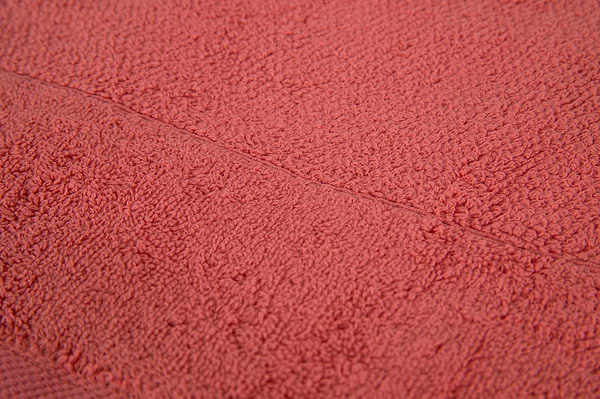 Фото - Рушник для обличчя Aisha рис ефект кораловий 50х90 (4820190498748)