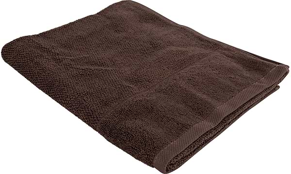 Фото - Полотенце для лица Aisha рис эффект коричневый 50х90 (4820190498717)