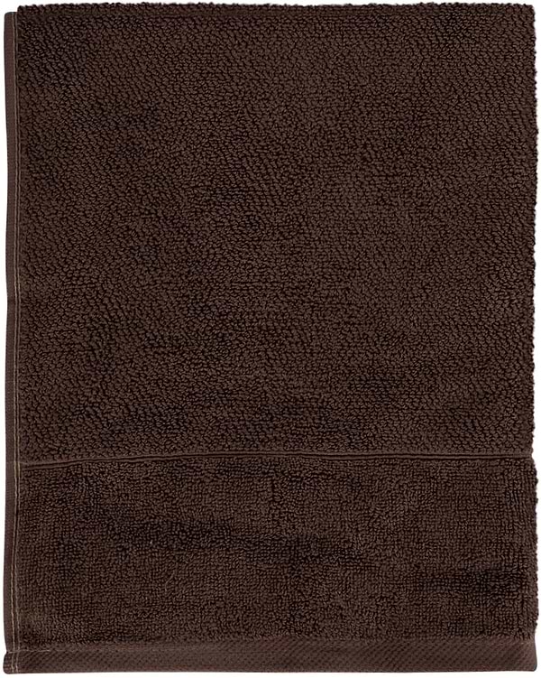 Фото - Полотенце для лица Aisha рис эффект коричневый 50х90 (4820190498717)