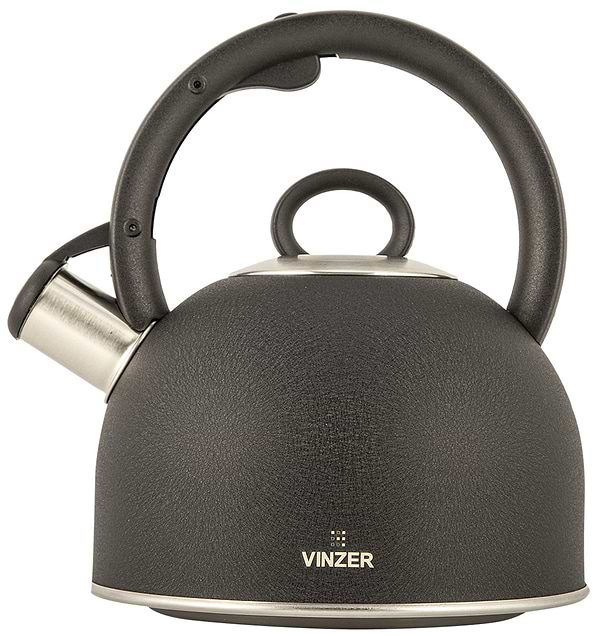 Фото - Чайник металевий Vinzer Nero 2.5 л (50010)