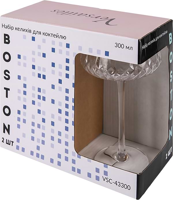 Фото - Набор бокалов Versailles Boston 300 мл 2 шт. (VSC-43300)