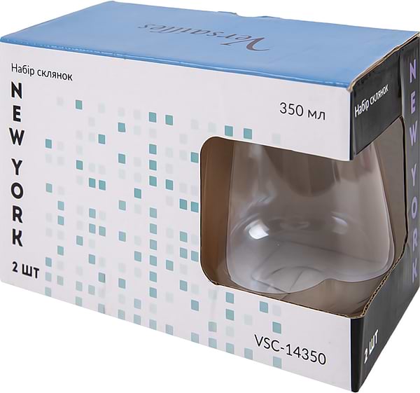 Фото - Набор стаканов Versailles New York 350 мл 2 шт. (VSC-14350)