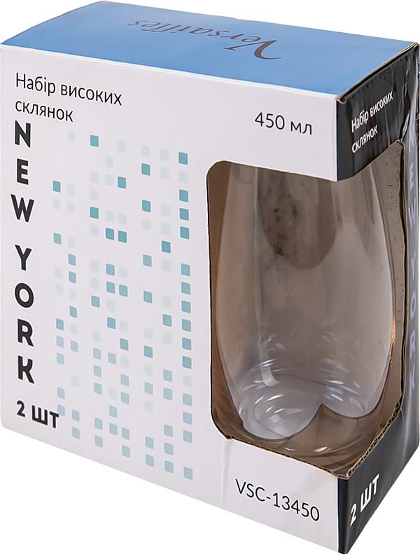 Фото - Набор стаканов Versailles New York 450 мл 2 шт. (VSC-13450)