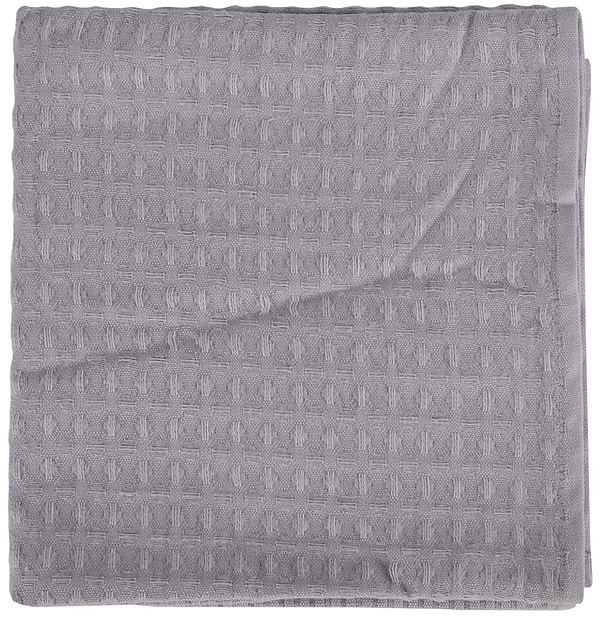 Фото - Полотенце для рук Aisha вафельный (без бордюра) серый 40х60 (4820190498458)