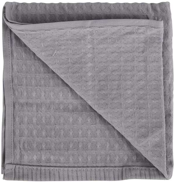 Фото - Полотенце для рук Aisha вафельный (без бордюра) серый 40х60 (4820190498458)