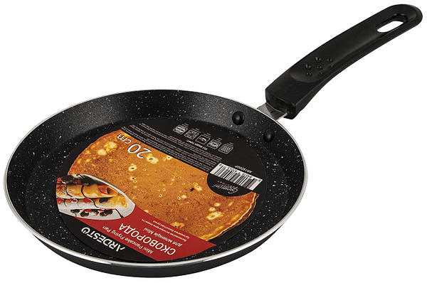 Фото - Сковорода для млинців Ardesto Mini Gemini Gourmet 20 см Black (AR1920GP)