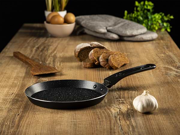 Фото - Сковорода для млинців Ardesto Mini Gemini Gourmet 20 см Black (AR1920GP)