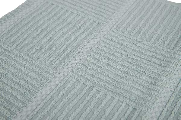 Фото - Рушник для рук Aisha шашечка бірюзовий 30х50 (4820190498342)